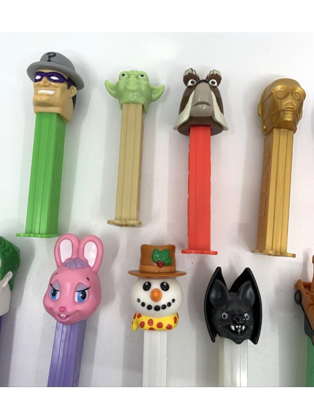 Lot 20 Vintage PEZ Dispensers Mario Joker Star Wars Disney Halloween C3PO Yoda - Picture 10 of 10